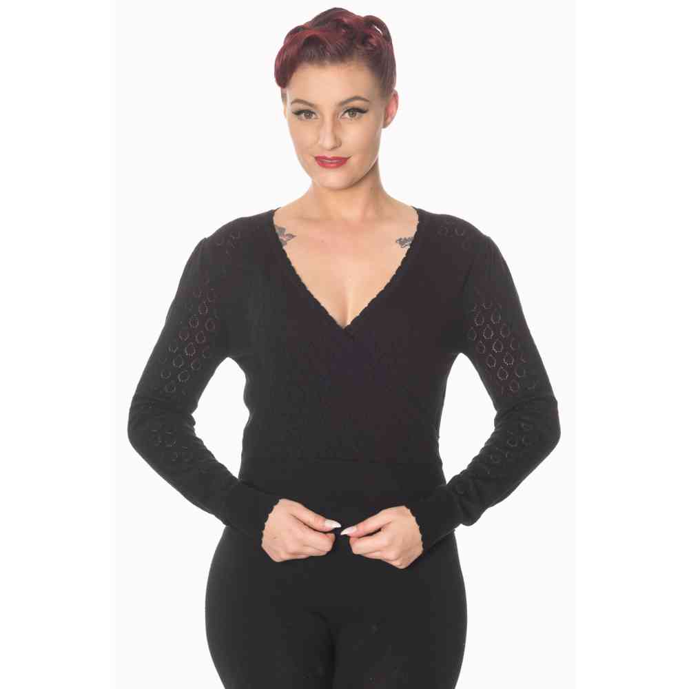 Dancing Days - BASIC INSTINCT Pullover - Black